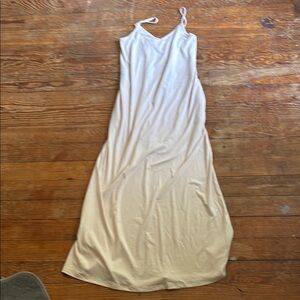 Carly Jean Los Angeles Cream Maxi Dress